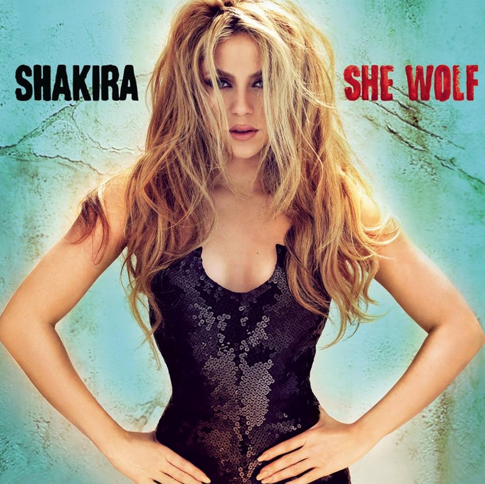 SHAKIRA - SHE WOLF [SPECIAL EDITION] [SEA GLASS & TURQUOISE SWIRLS COLORED] [수입] [LP/VINYL] 