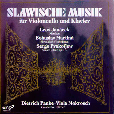 DIETRICH PANKE/ VIOLA MOKROSCH - SLAWISCHE MUSIK FUR VIOLONCELLO UND KLAVIER [수입]