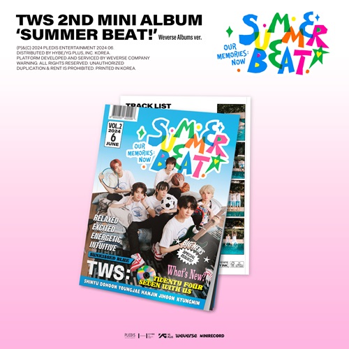 TWS(투어스) - 2nd Mini Album 'SUMMER BEAT!' Weverse Albums ver.