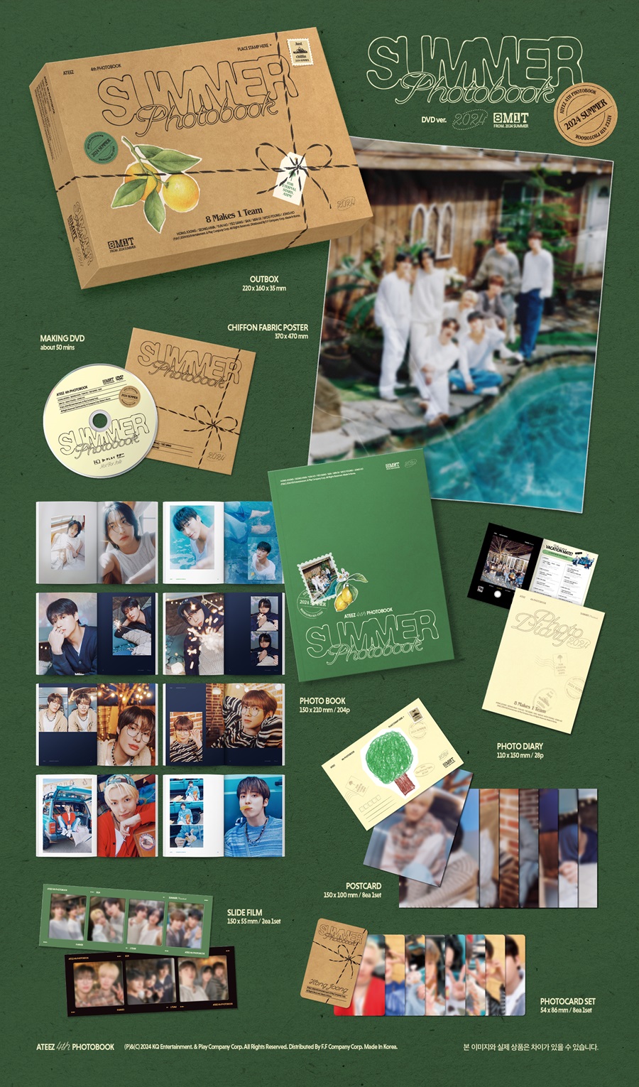 에이티즈(ATEEZ) - ATEEZ 2024 SUMMER PHOTOBOOK DVD