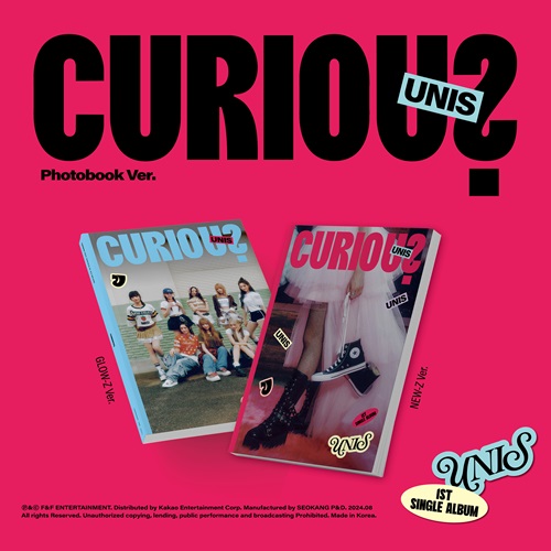 UNIS(유니스) - 싱글 1집 [CURIOUS] (Photobook Ver.) 커버랜덤