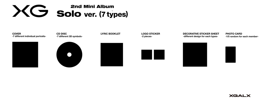 XG - 2nd Mini Album (Solo ver. )-copy